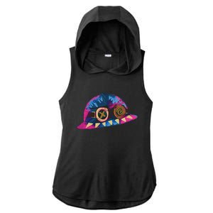 Arcane Isha Ladies PosiCharge Tri-Blend Wicking Draft Hoodie Tank