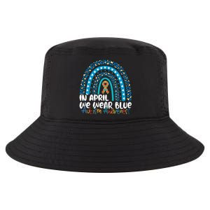 Autism In April We Wear Blue Rainbow Autism Awareness Month Funny Gift Cool Comfort Performance Bucket Hat