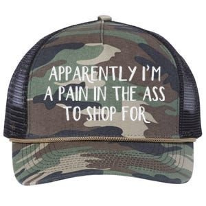 Apparently I’M A Pain In The Ass To Shop Retro Rope Trucker Hat Cap