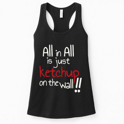 All In All Is Just On The Wall Quote Womens Tank Top