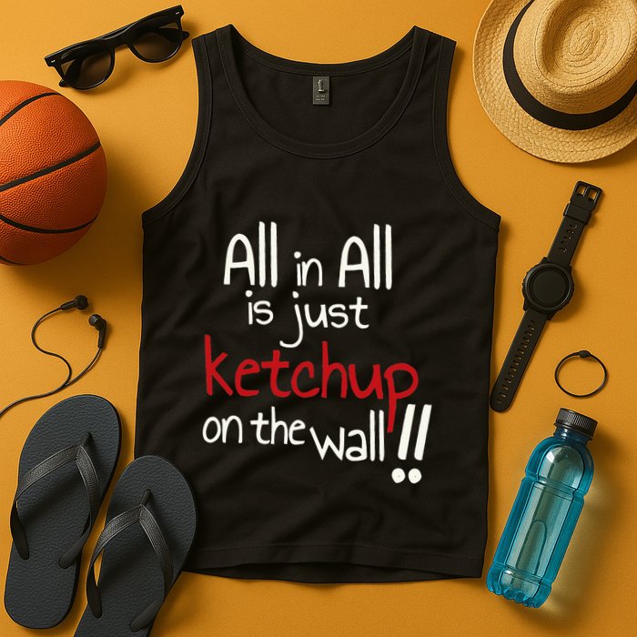 All In All Is Just On The Wall Quote Tank Top