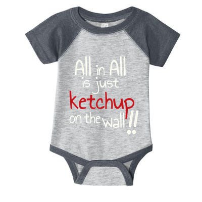 All In All Is Just On The Wall Quote Infant Baby Jersey Bodysuit