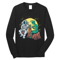 Alien Inking Astronaut Ink Funny Tattoo Artist Long Sleeve Shirt