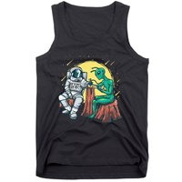 Alien Inking Astronaut Ink Funny Tattoo Artist Tank Top