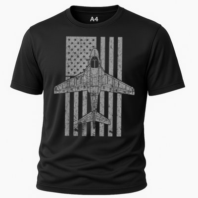A6 Intruder A6 Jet Airplane Vintage Flag Performance Shirt
