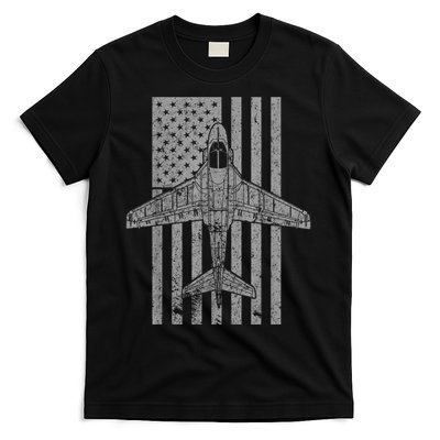 A6 Intruder A6 Jet Airplane Vintage Flag T-Shirt