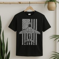 A6 Intruder A6 Jet Airplane Vintage Flag T-Shirt