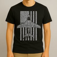 A6 Intruder A6 Jet Airplane Vintage Flag T-Shirt