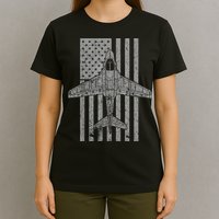 A6 Intruder A6 Jet Airplane Vintage Flag T-Shirt