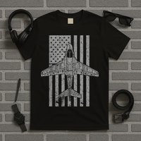 A6 Intruder A6 Jet Airplane Vintage Flag T-Shirt