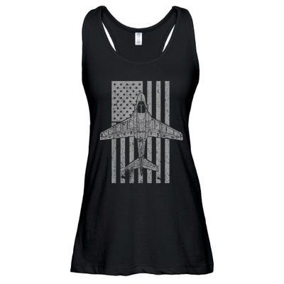 A6 Intruder A6 Jet Airplane Vintage Flag Ladies Essential Flowy Tank