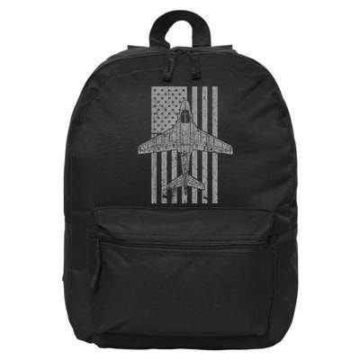 A6 Intruder A6 Jet Airplane Vintage Flag 16 in Basic Backpack