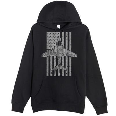 A6 Intruder A6 Jet Airplane Vintage Flag Premium Pullover Hoodie