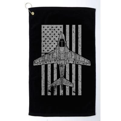 A6 Intruder A6 Jet Airplane Vintage Flag Golf Towel