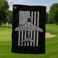 A6 Intruder A6 Jet Airplane Vintage Flag Golf Towel