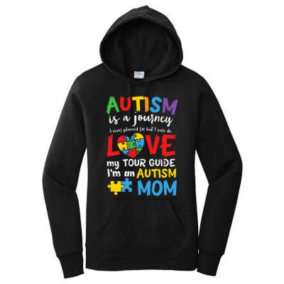 Autism is a Journey I'm an Autism Mom Women's Pullover Hoodie