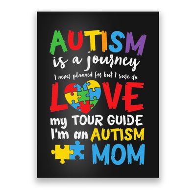 Autism is a Journey I'm an Autism Mom Poster