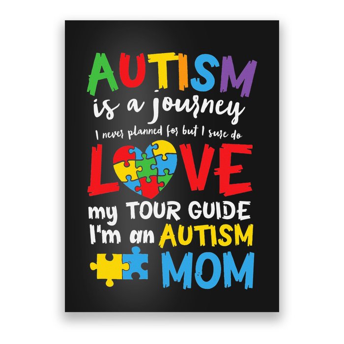 Autism is a Journey I'm an Autism Mom Poster