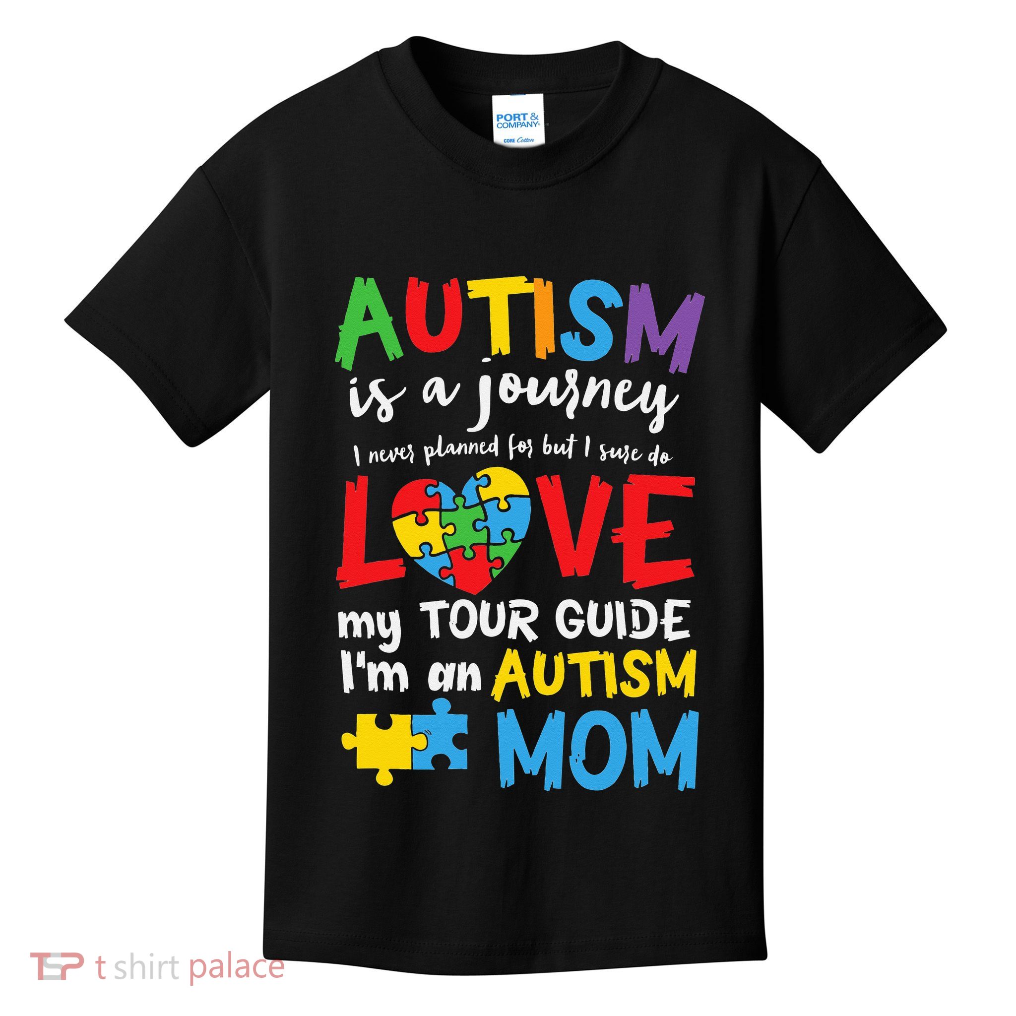 Autism is a Journey I'm an Autism Mom Kids T-Shirt