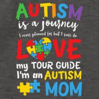 Autism is a Journey I'm an Autism Mom Vector Backpack