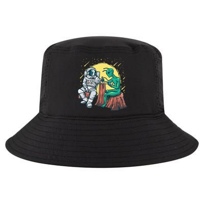 Alien Inking Astronaut Ink Funny Tattoo Artist Cool Comfort Performance Bucket Hat
