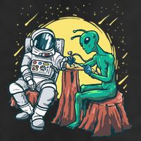 Alien Inking Astronaut Ink Funny Tattoo Artist 11oz C Handle Ceramic Mug