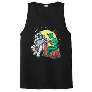 Alien Inking Astronaut Ink Funny Tattoo Artist PosiCharge Competitor Tank