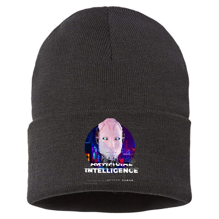 Artificial Intelligence Sustainable Knit Beanie