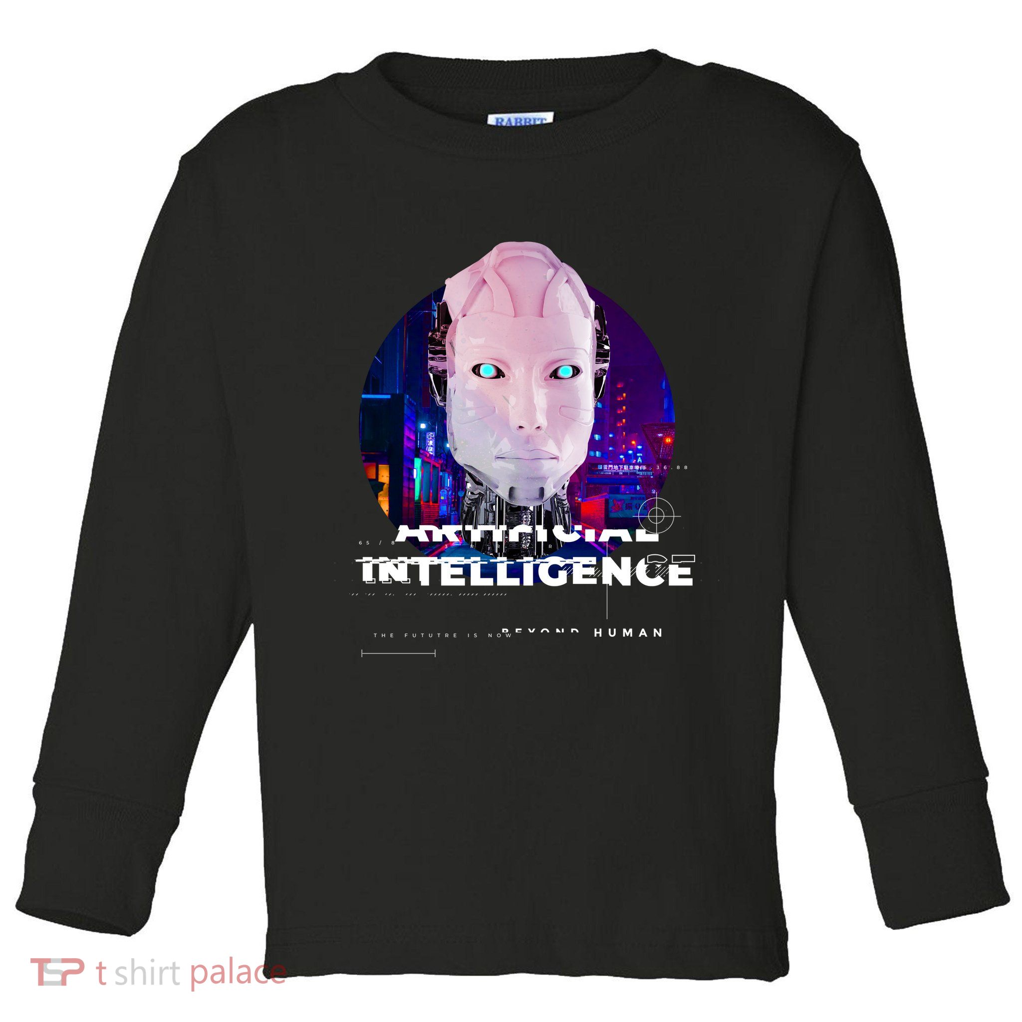 Artificial Intelligence Toddler Long Sleeve Shirt
