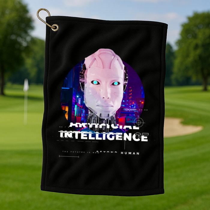 Artificial Intelligence Golf Towel