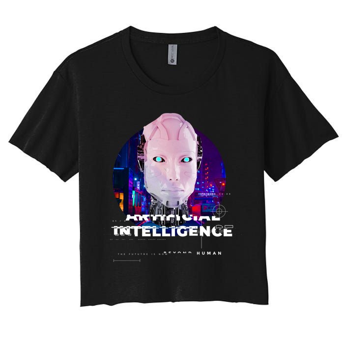 Artificial Intelligence Crop Top