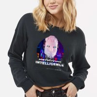 Artificial Intelligence Cropped Pullover Crew