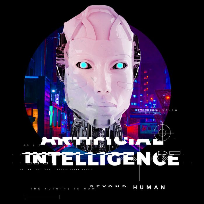 Artificial Intelligence Cropped Pullover Crew