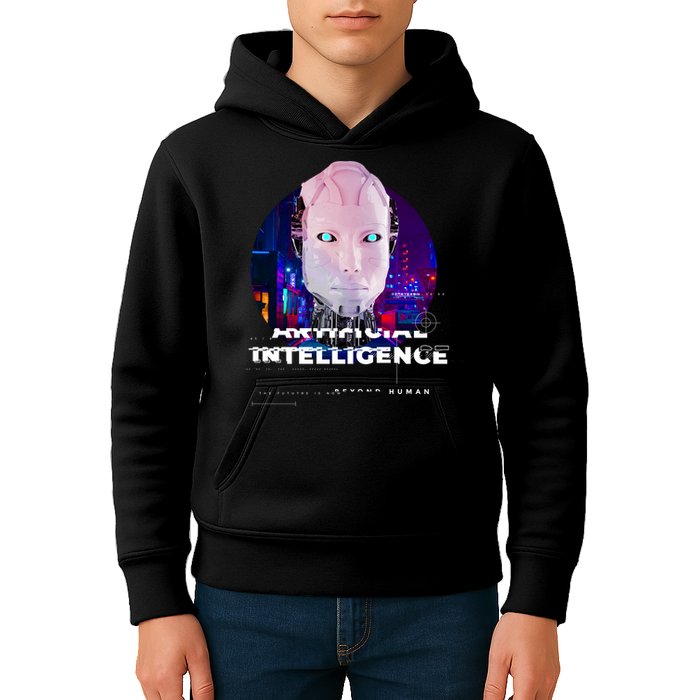 Artificial Intelligence Kids Hoodie
