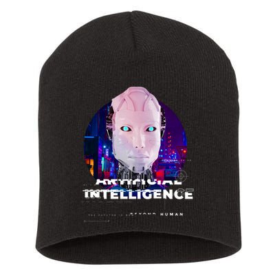 Artificial Intelligence Short Acrylic Beanie