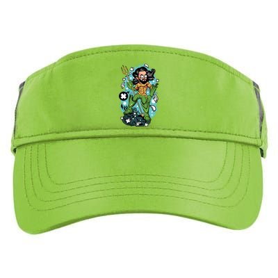 Aquaman Illustration Adult Drive Performance Visor