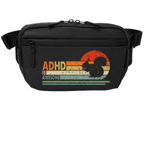 Adhd Is Awesome Cute Squirrel Crossbody Pack