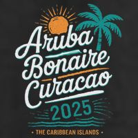 Abc Islands Aruba Bonaire CuraçAo Cruise Vacation 2025 7 Panel Mesh Trucker Snapback Hat