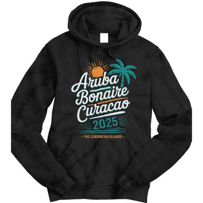 Abc Islands Aruba Bonaire CuraçAo Cruise Vacation 2025 Tie Dye Hoodie