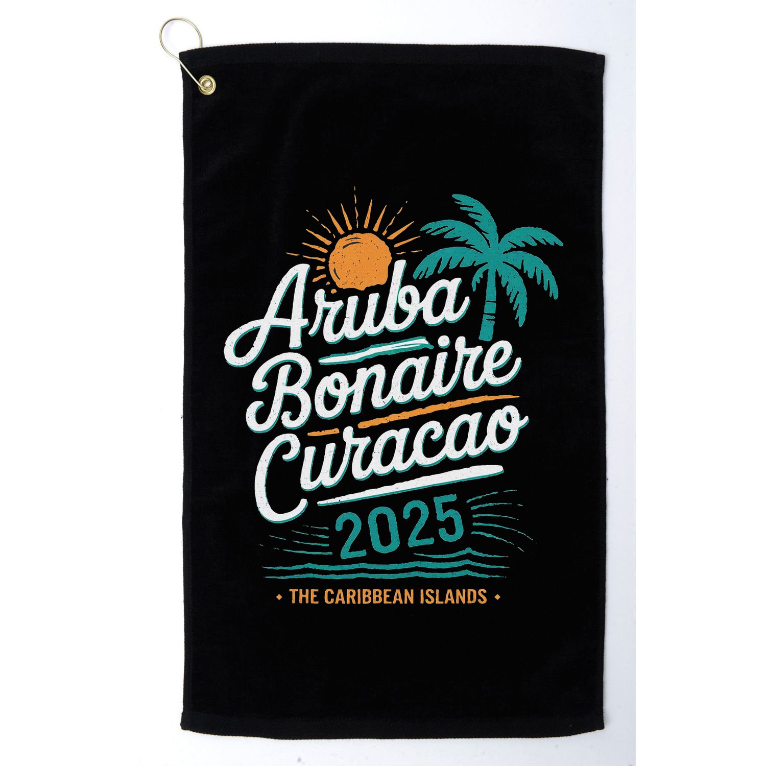 Abc Islands Aruba Bonaire CuraçAo Cruise Vacation 2025 Golf Towel