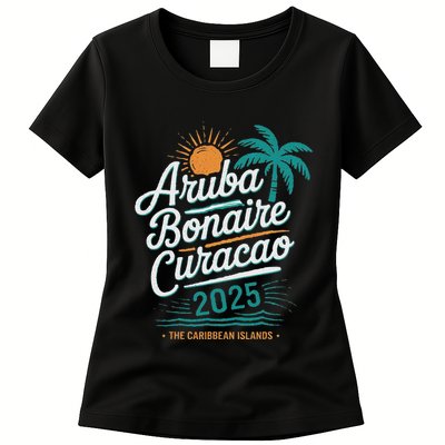 Abc Islands Aruba Bonaire CuraçAo Cruise Vacation 2025 Womens T-Shirt