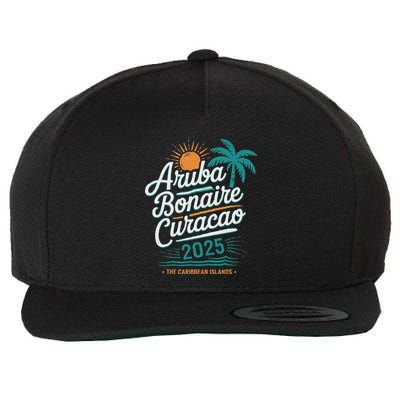 Abc Islands Aruba Bonaire CuraçAo Cruise Vacation 2025 Wool Snapback Cap