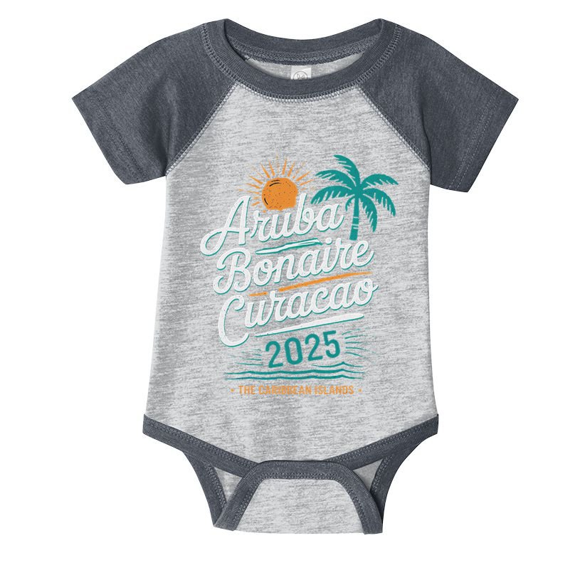 Abc Islands Aruba Bonaire CuraçAo Cruise Vacation 2025 Infant Baby Jersey Bodysuit