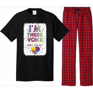 Autism I Am There Voice They Are My Heart Special Ed Teacher Gift Pajama Set