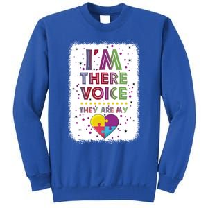 Autism I Am There Voice They Are My Heart Special Ed Teacher Gift Sweatshirt