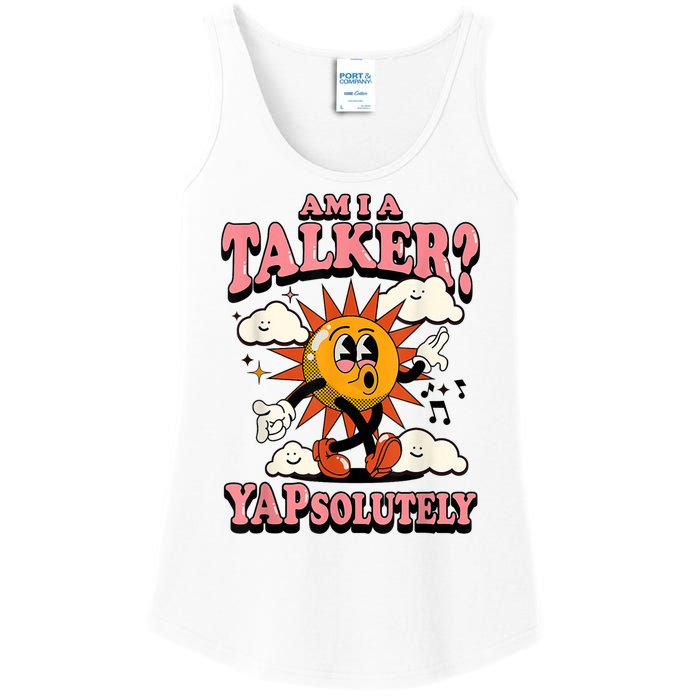 Am I A Talker Yapsolutely Ladies Essential Tank