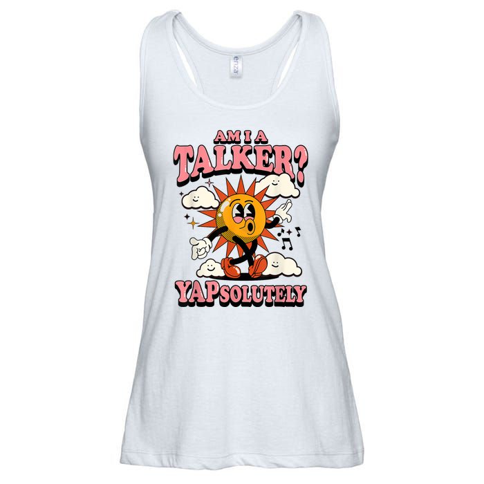 Am I A Talker Yapsolutely Ladies Essential Flowy Tank