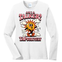 Am I A Talker Yapsolutely Ladies Long Sleeve Shirt