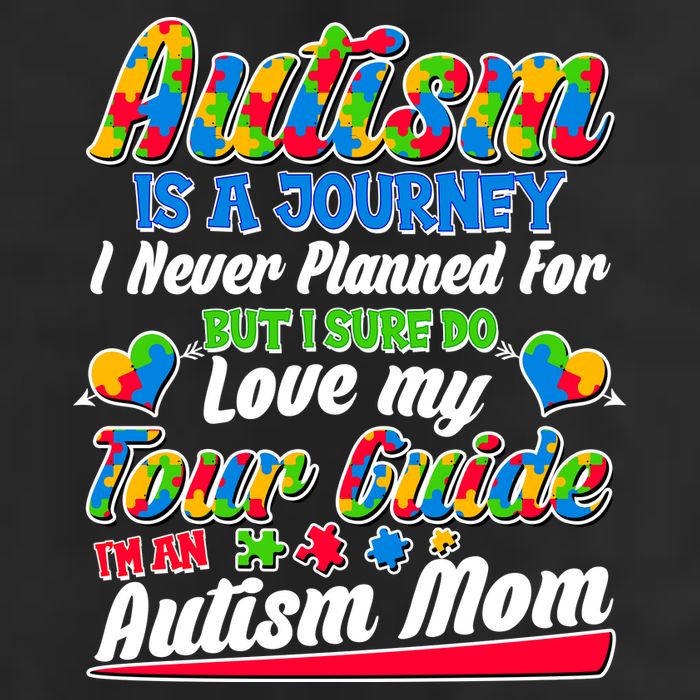 Autism Is A Journey I'm An Autism Mom Adult Drive Performance Visor