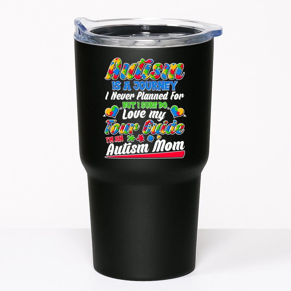 Autism Is A Journey I'm An Autism Mom Tumbler